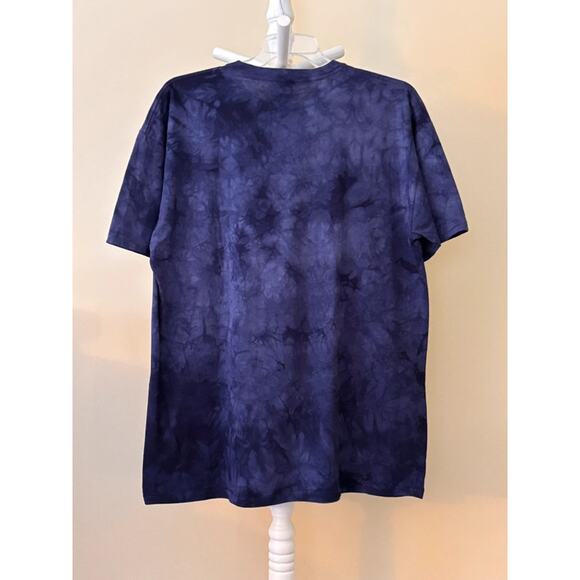 Liquid Blue Pink Floyd Tie-Dye T-Shirt Dark Side of the Moon Graphic Unisex 2XL - Picture 2 of 3